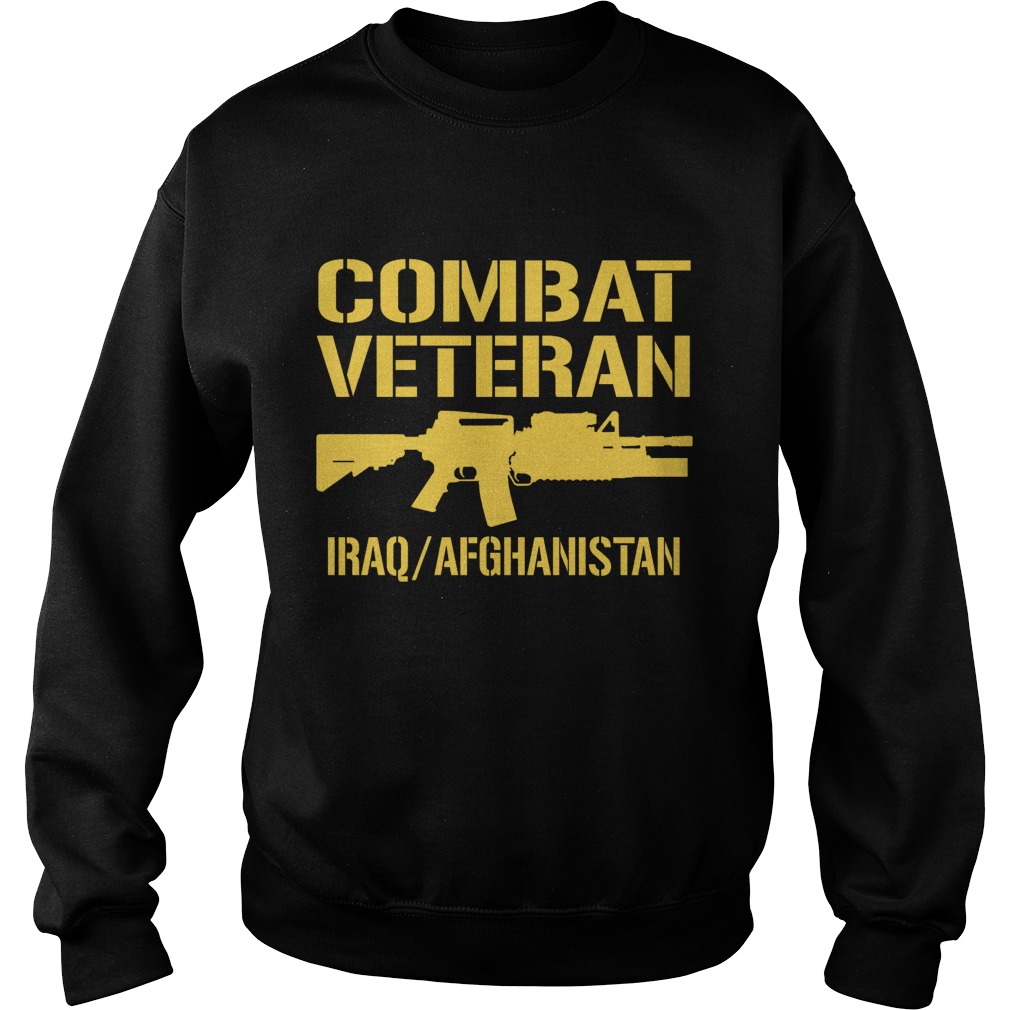 Combat Veteran Iraq Afghanistan Sweatshirt