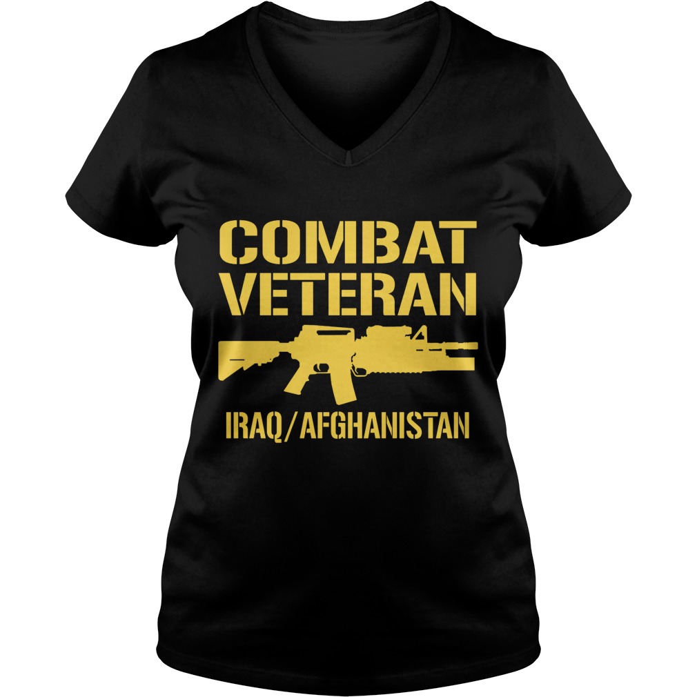 Combat Veteran Iraq Afghanistan Vneck