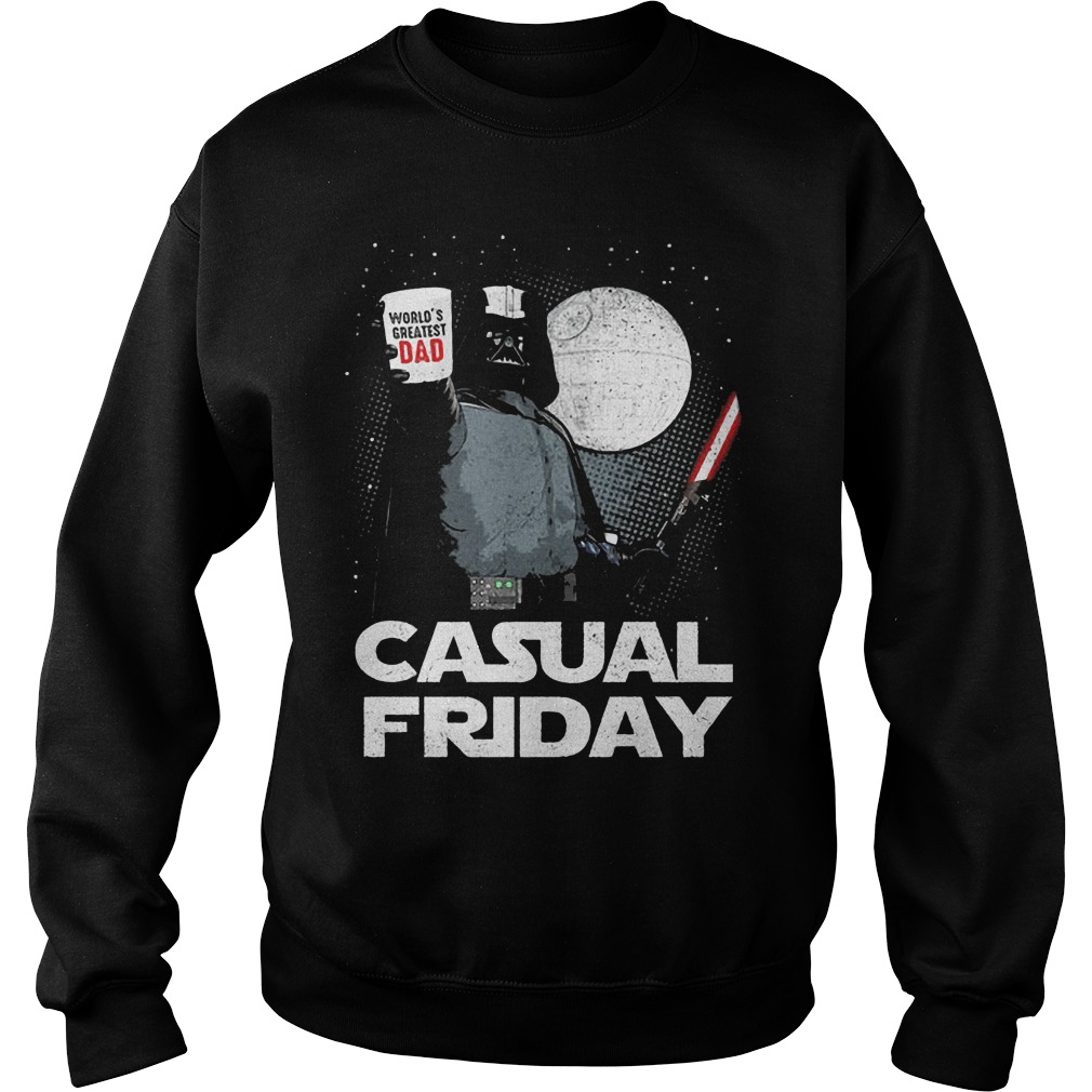 Darth Vader Worlds Greatest Dad Casual Friday Sweater
