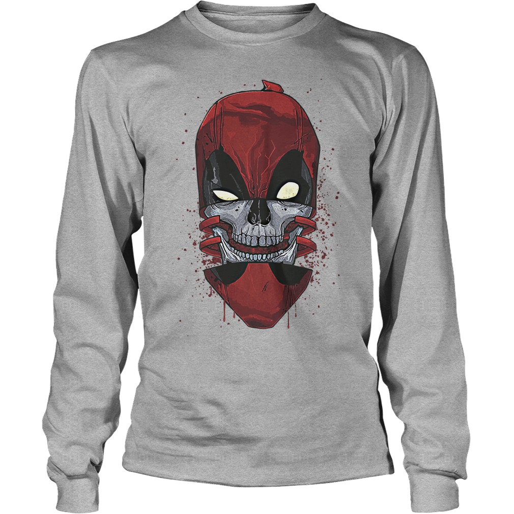 Deadpool Chopped Skull Longsleeve