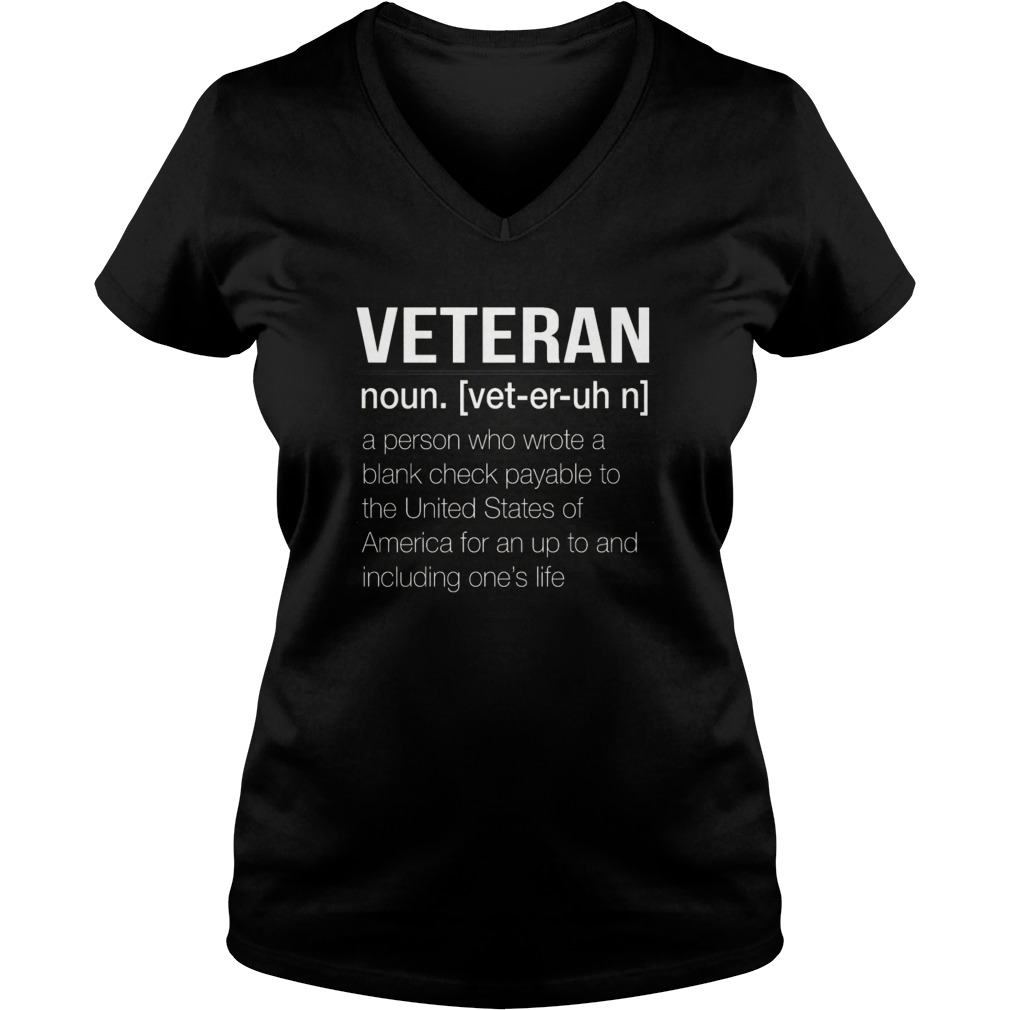 Definition Veteran Vneck