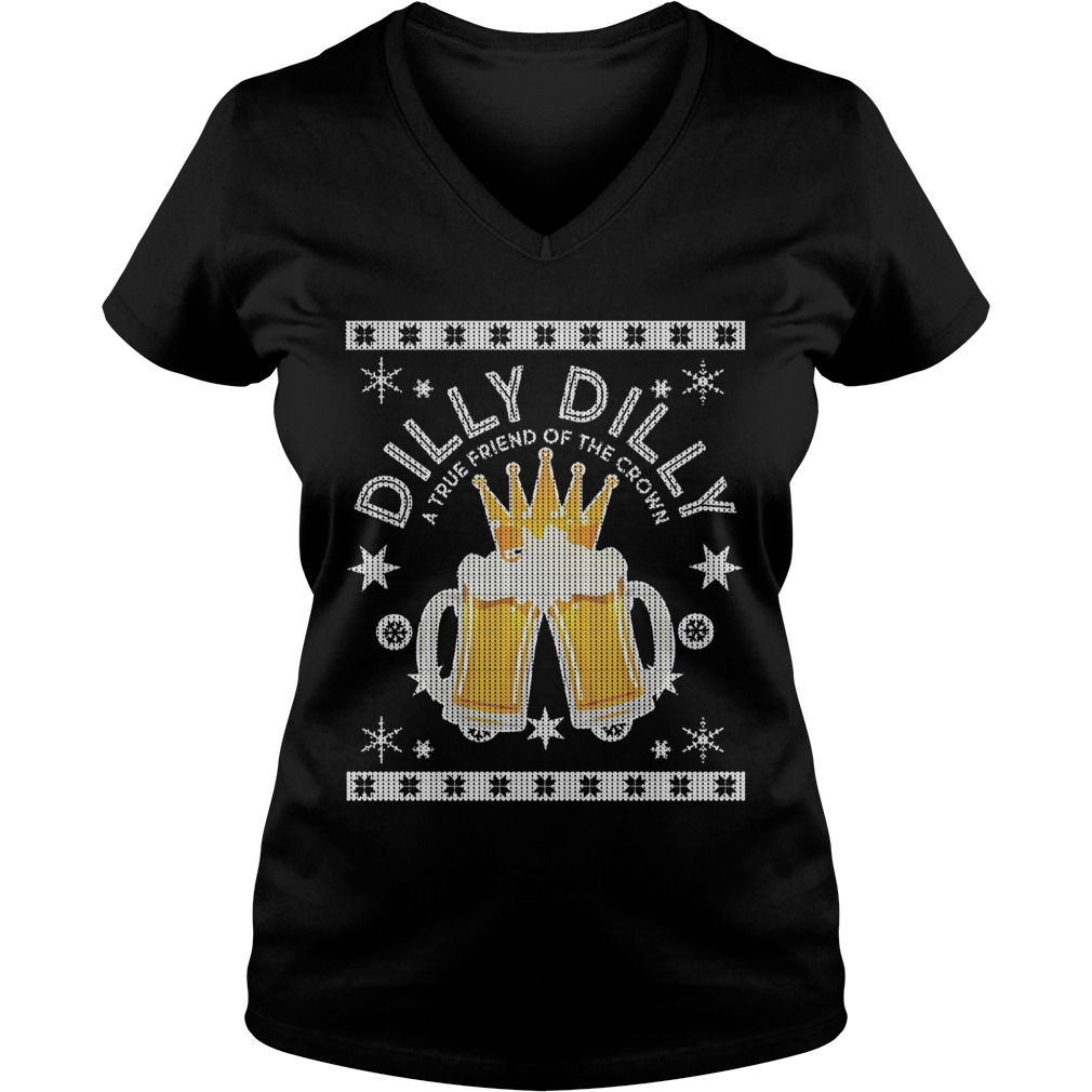 Dilly Dilly Friend Crown V Neck