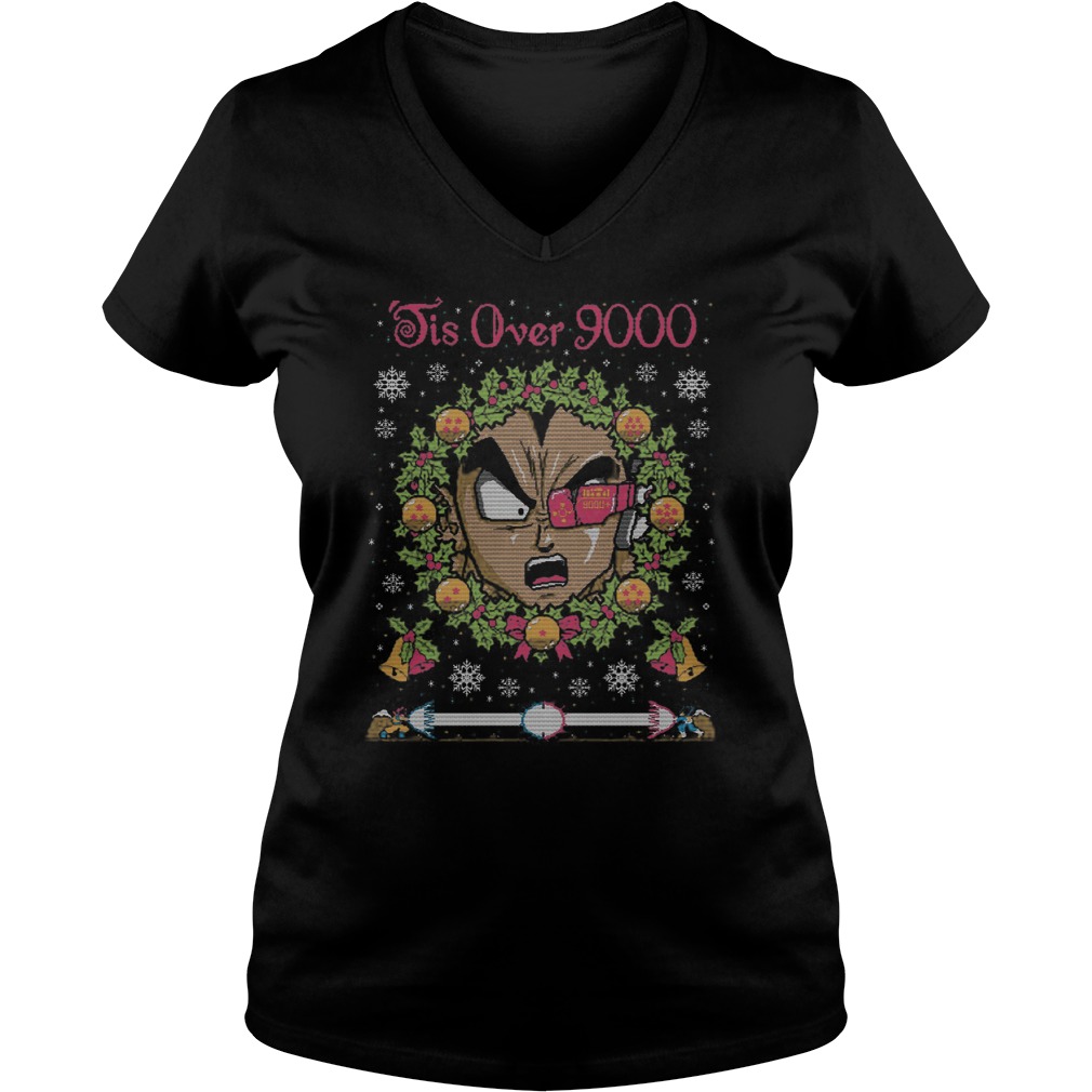 Dragon Ball Tis 9000 Cod Holiday Ladies V Neck