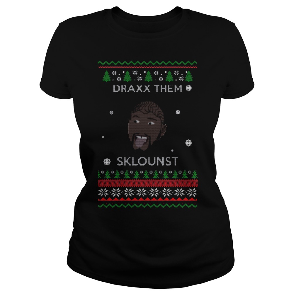 Draxx Sklounst Christmas Ladies Tee