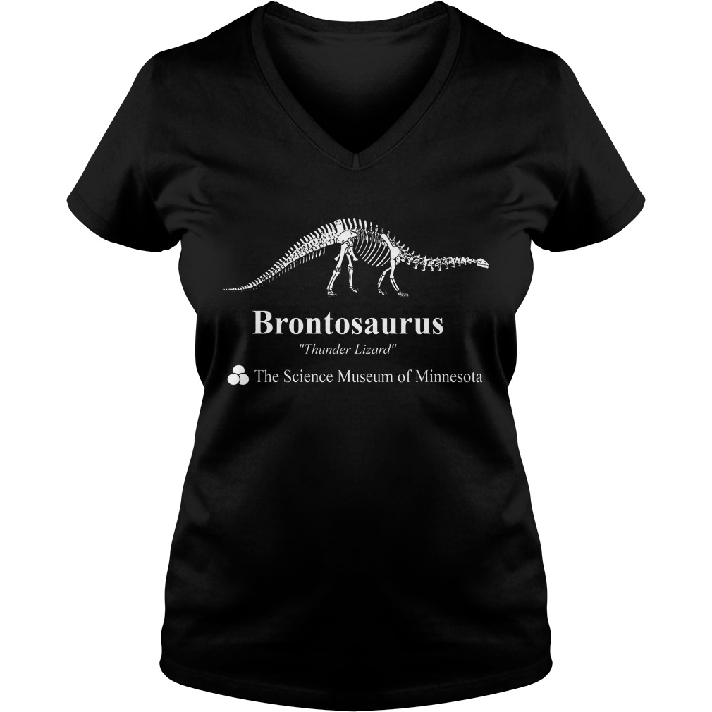 Dustins Brontosaurus Hoodie Stranger Things V Neck