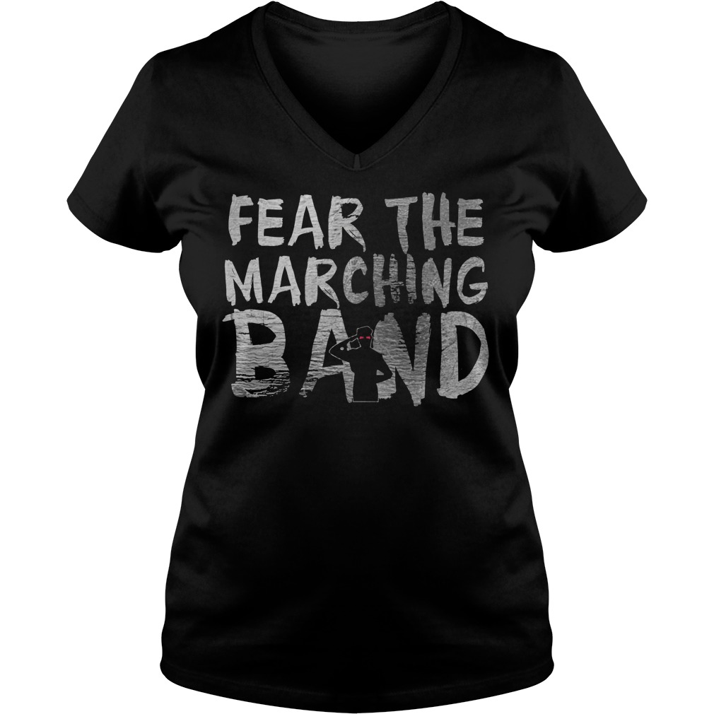Fear Marching Band Zombie V Neck
