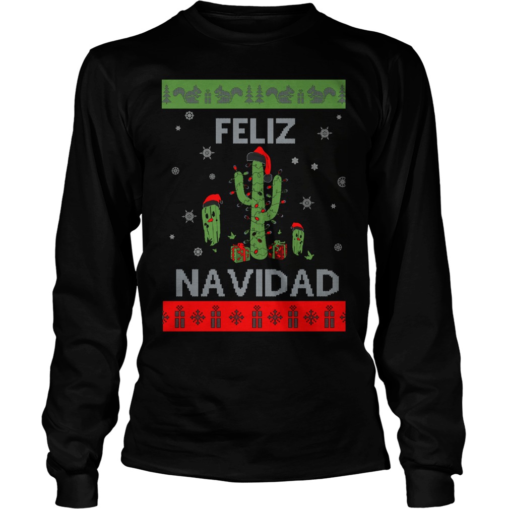Feliz Navidad Christmas Sweat Longsleeve Tee