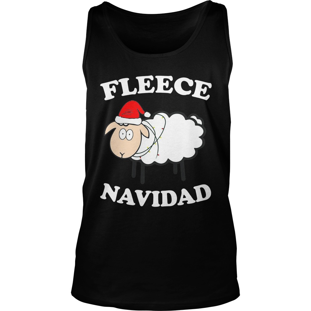 Fleece Navidad Sweat Tank Top