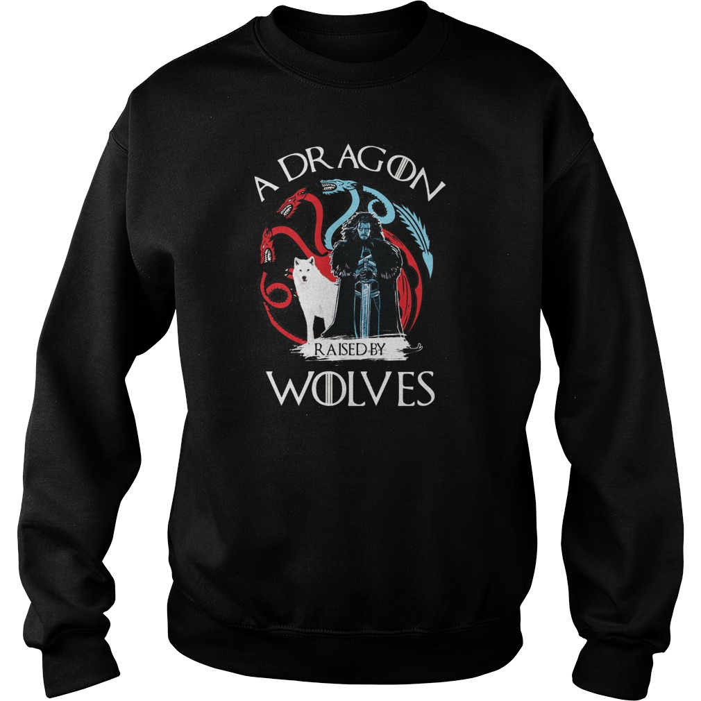 Game Thrones Dragon Raised Wolvess Sweat Shirt