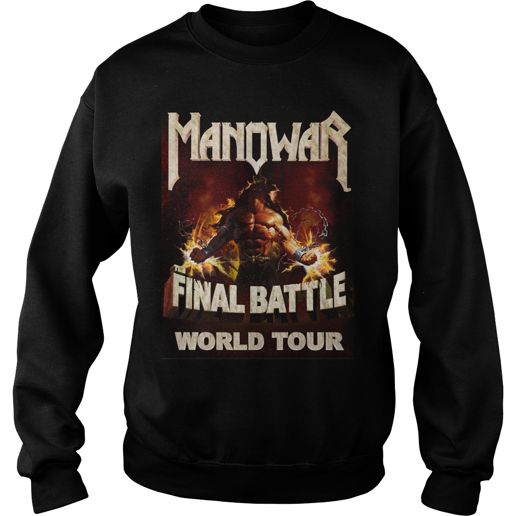 Gembok Mano Manowar Final Battle World Tour Sweat Shirt