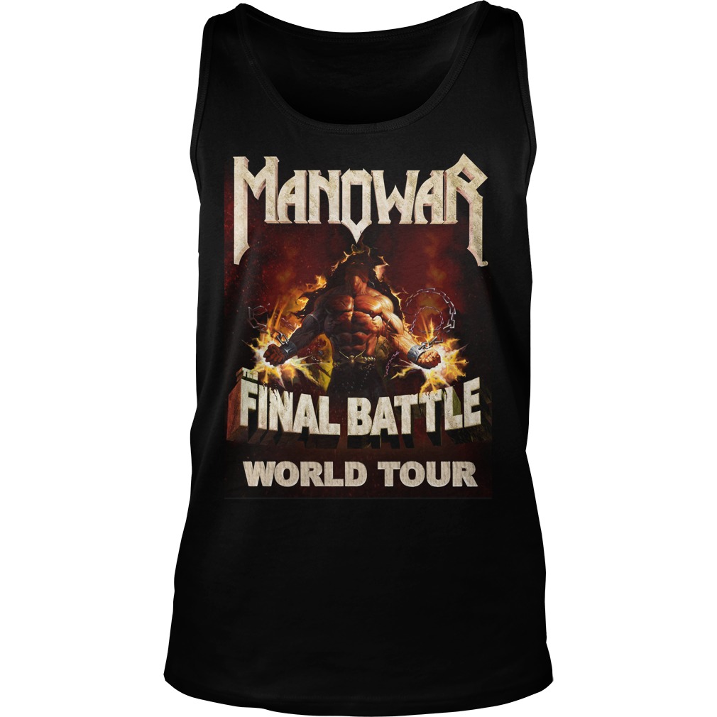 Gembok Mano Manowar Final Battle World Tour Unisex Tank Top