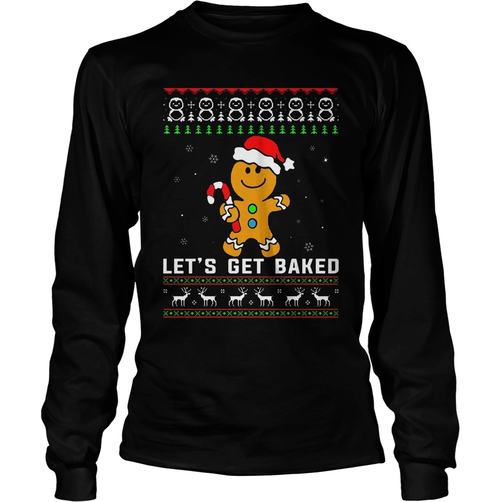 Gingerbread Lets Get Baked Longsleeve Tee