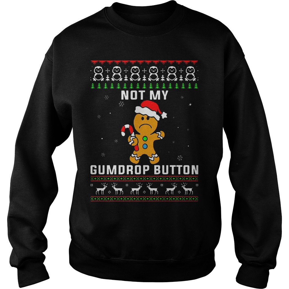 Gingerbread Not Gumdrop Button Sweater