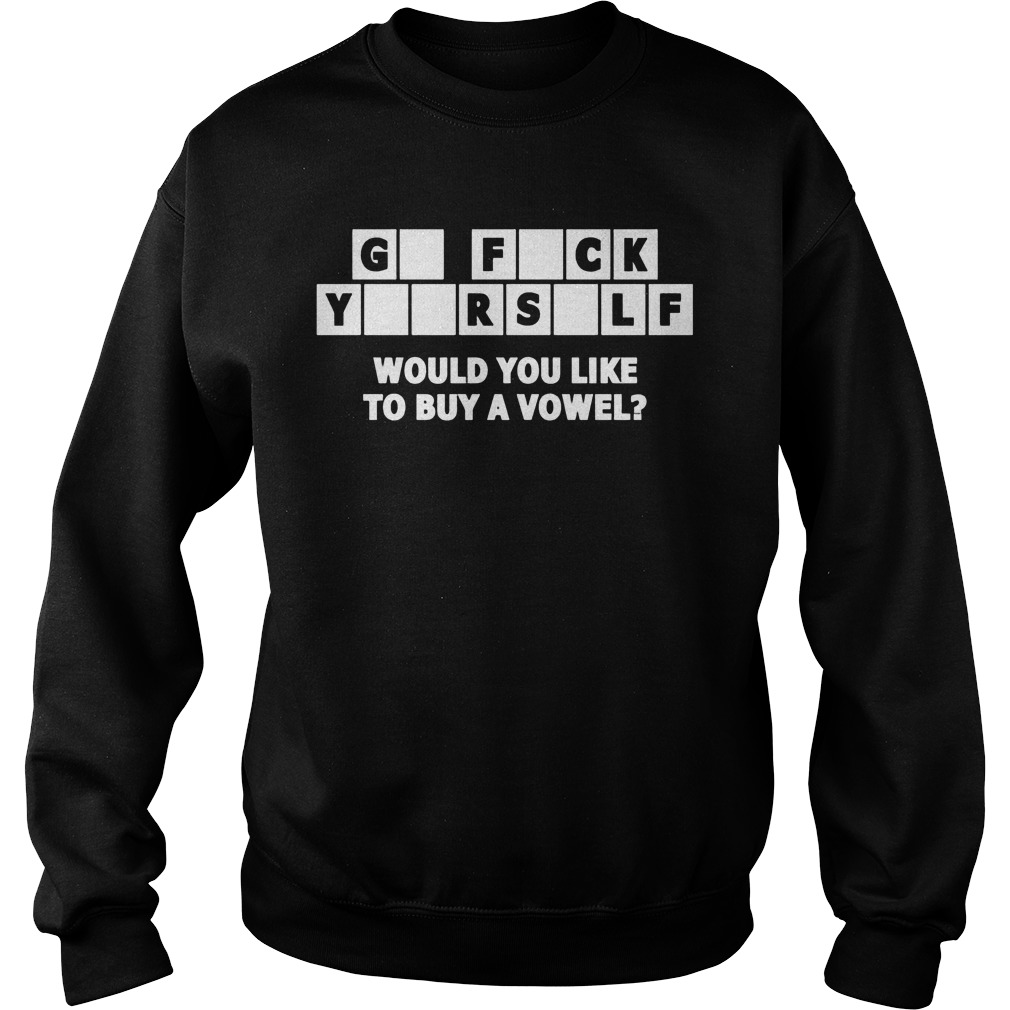 Go Fuck Like Buy Vowel Sweater