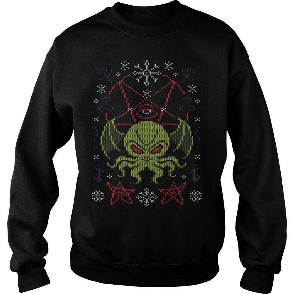 Hail Cthulhu Ugly Sweater
