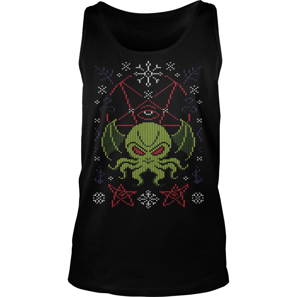 Hail Cthulhu Ugly Tank Top