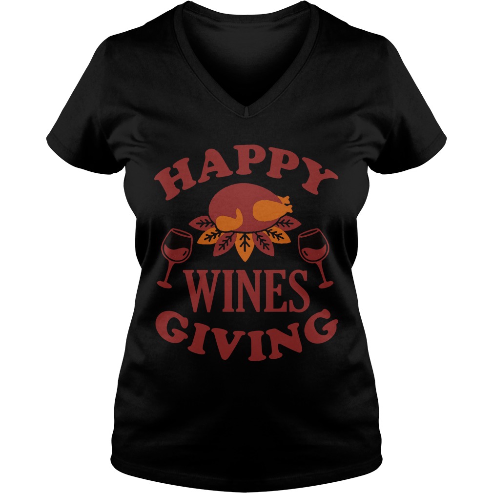 Happy Wines Giving Vneck
