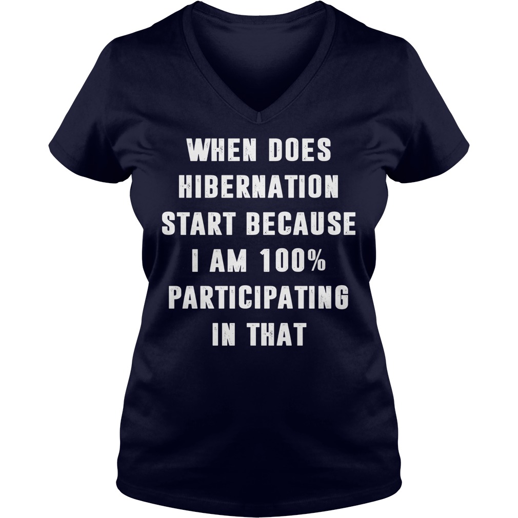 Hibernation Start Am 100 Participating V Neck