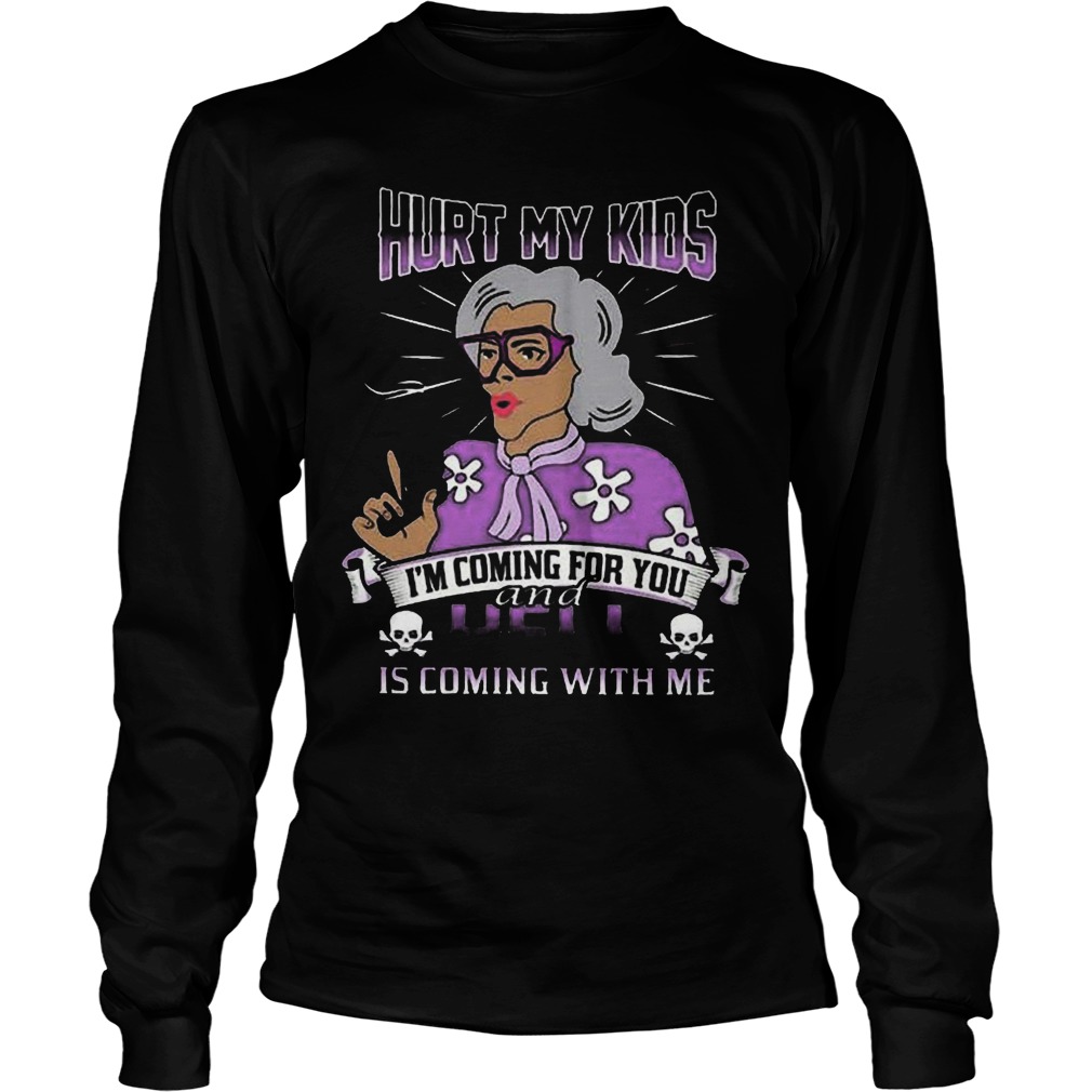 Hurt Kids Im Coming Hell Coming Longsleeve Tee