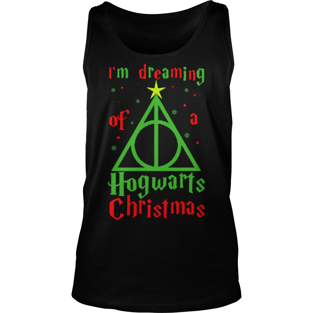 Im Dreaming Of Hogwarts Christmas Unisex Tank Top