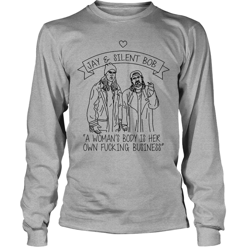Jay Silent Bob Womans Body Fucking Business Longsleeve