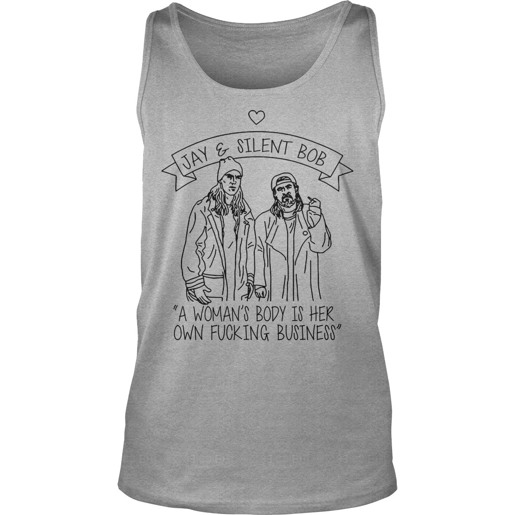 Jay Silent Bob Womans Body Fucking Business Tanktop
