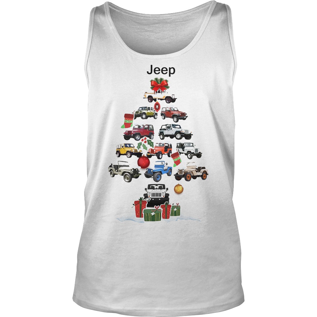 Jeep Christmas Tree Tank Top