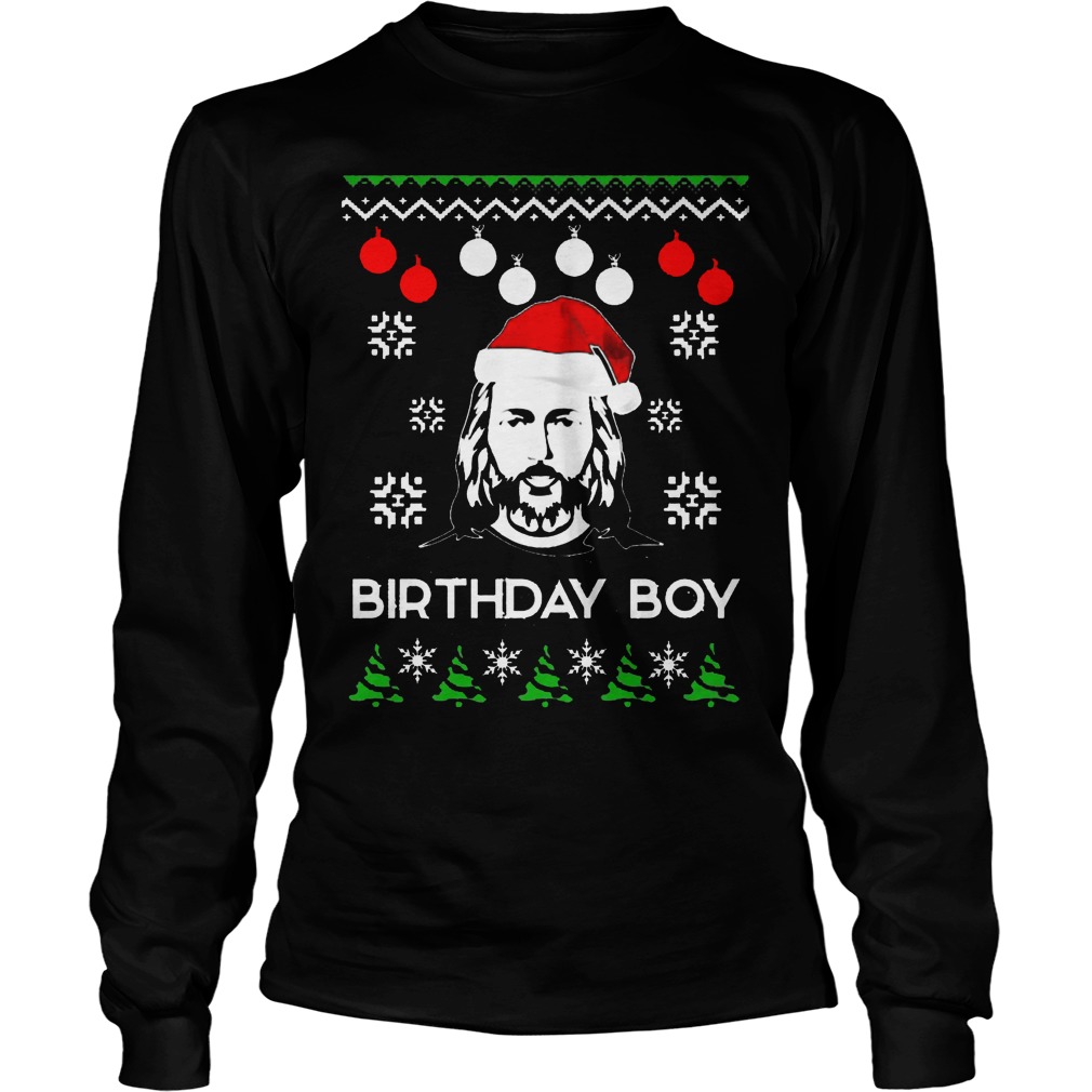 Jesus Birthday Boy Longsleeve