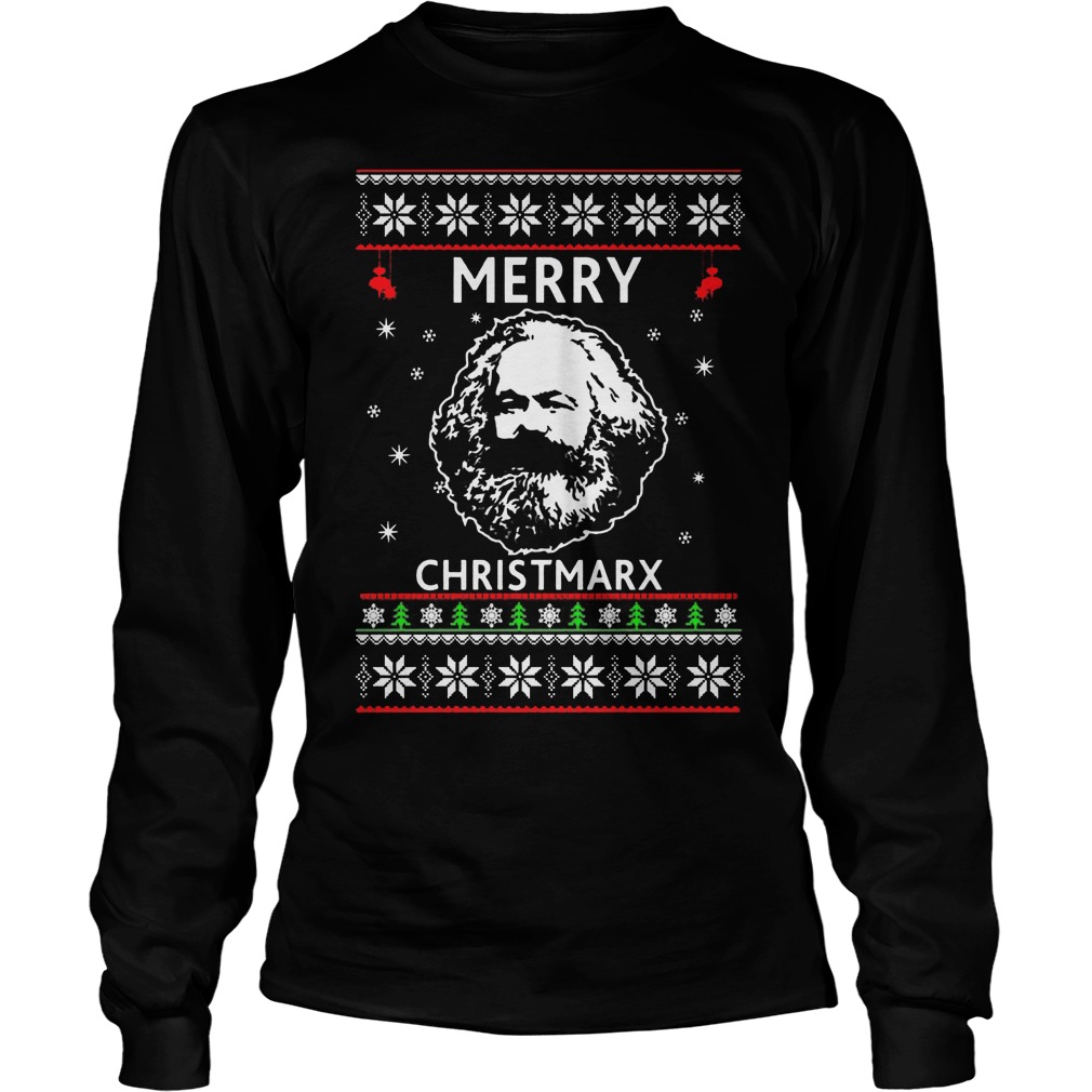Karl Marx Merry Christmarx Longsleeve