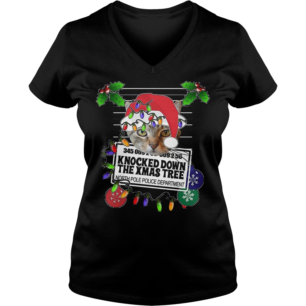 Knocked Xmas Tree Vneck