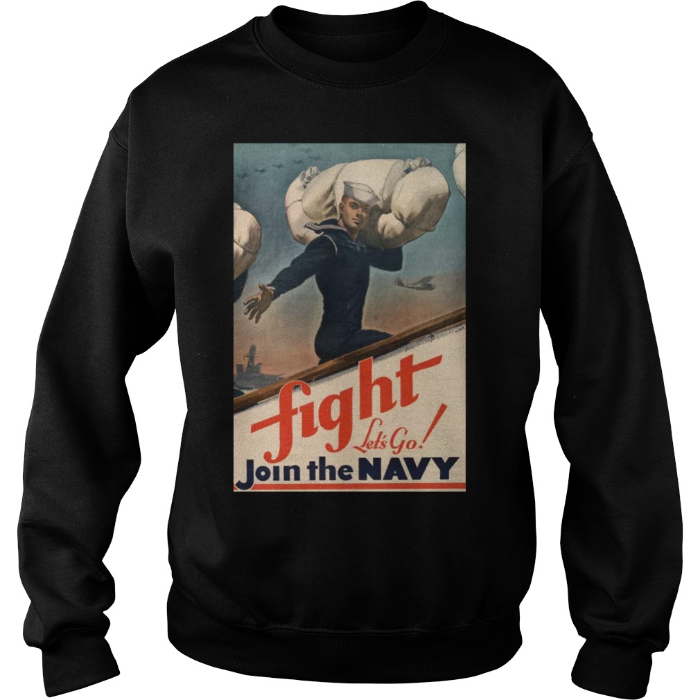 Lets Go Join Navy Sweater