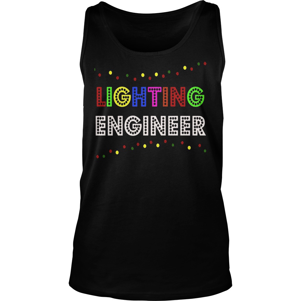 Lighting Engineer Christmas Lights Tanktop