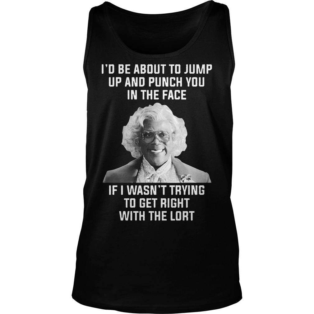 Madea Id Jump Punch Face Tanktop