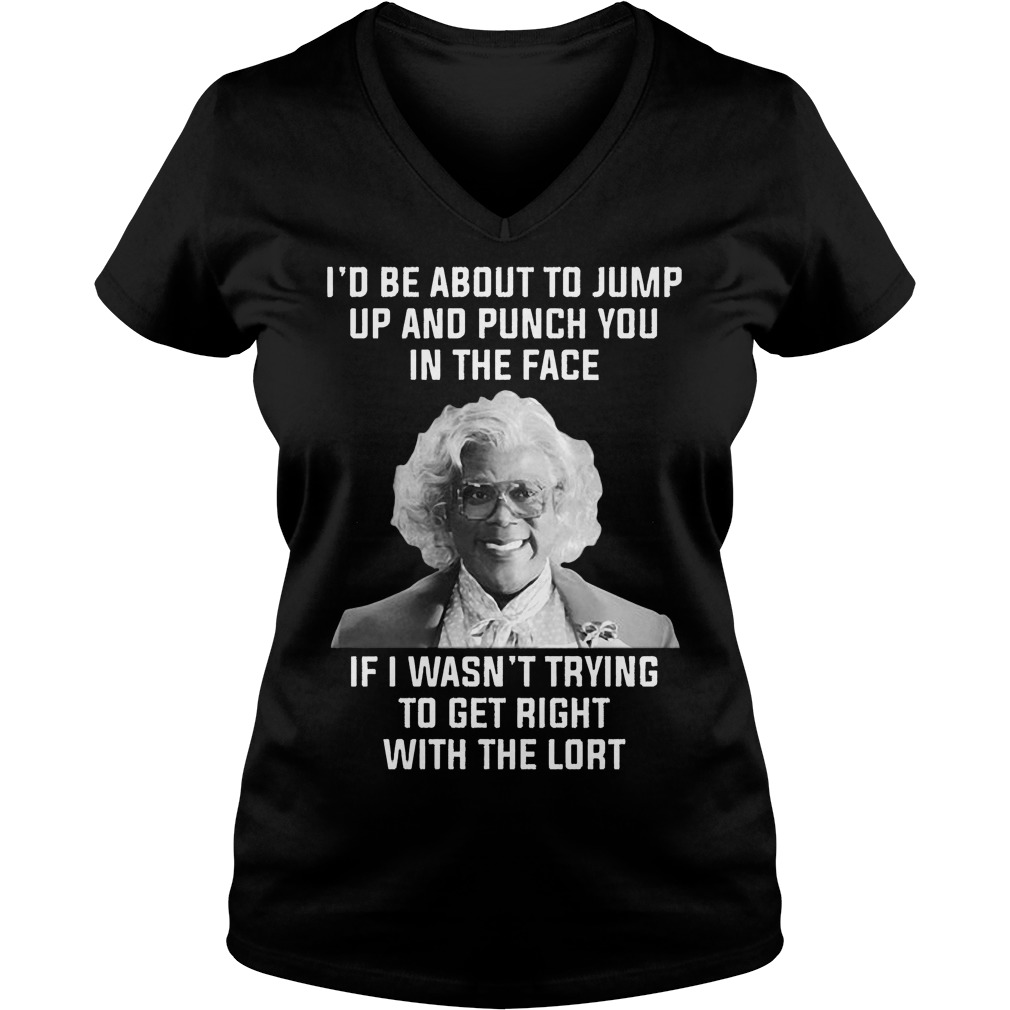Madea Id Jump Punch Face Vneck