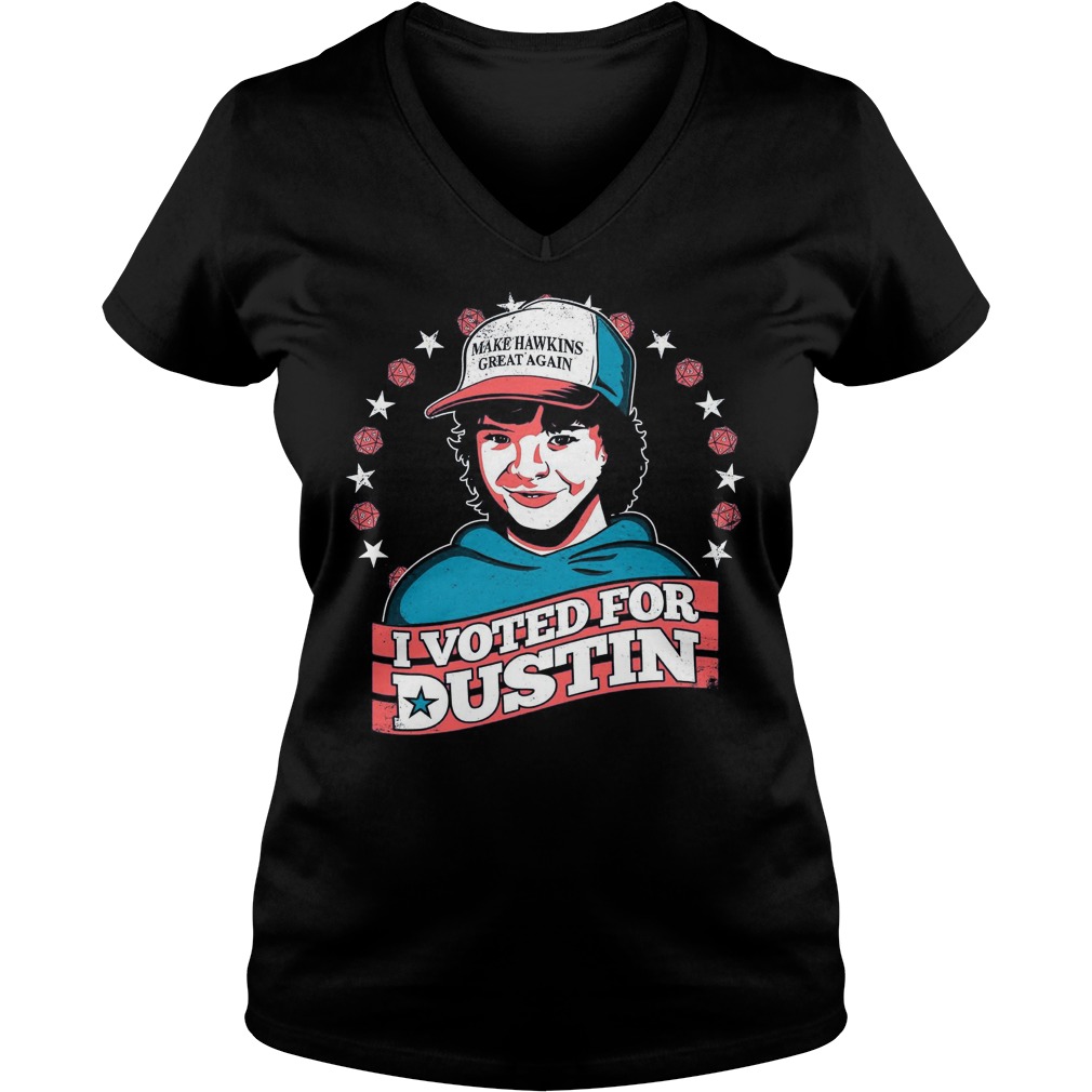 Make Hawkins Great Voted Dustin V Neck