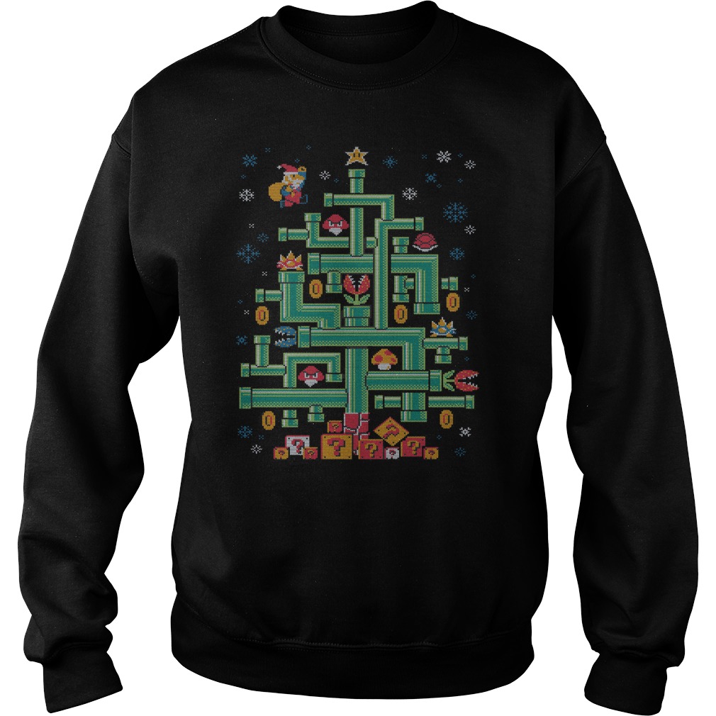 Mario Christmas Tree Sweater