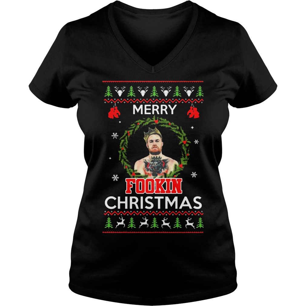 Mcgregor Merry Fookin Christmas Vneck