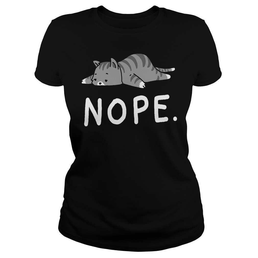 Meowy Nope Ladies Tee