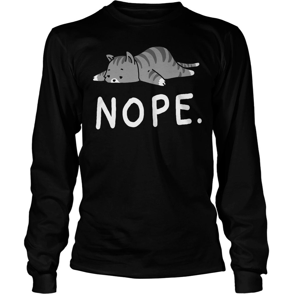Meowy Nope Unisex Longsleeve Tee