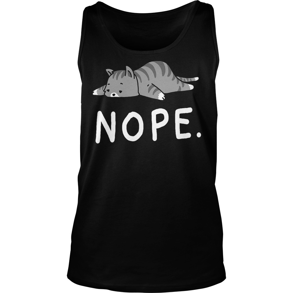 Meowy Nope Unisex Tank Top