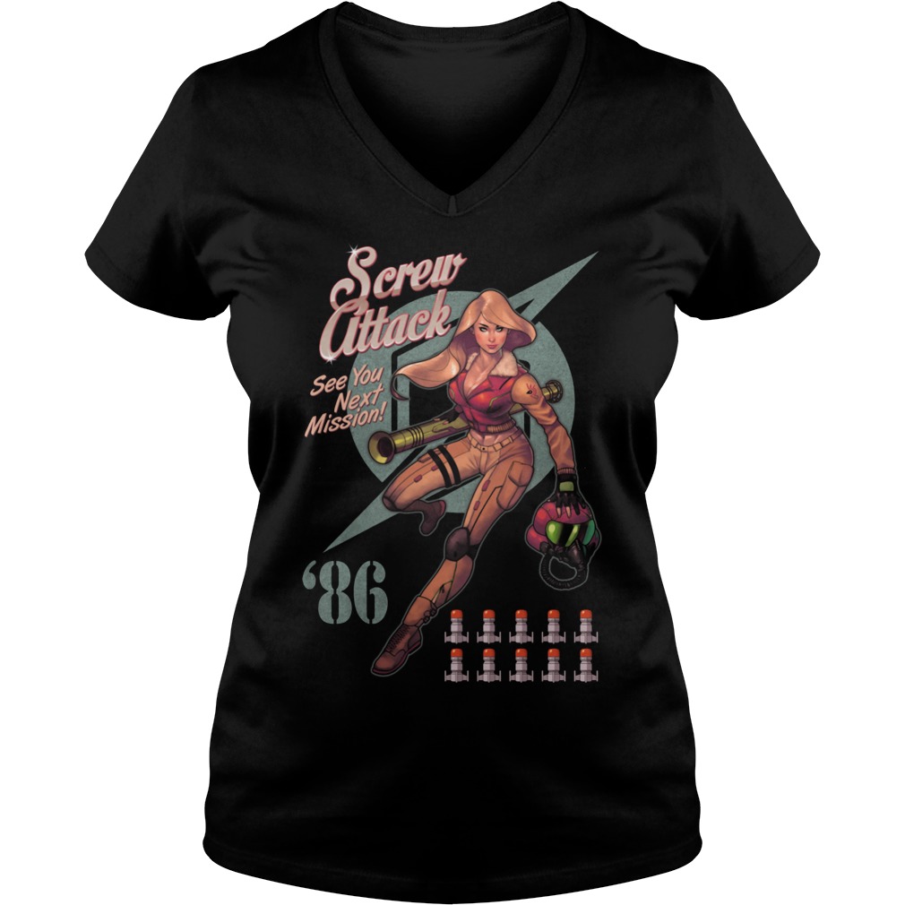 Metroid World War 2 Vneck