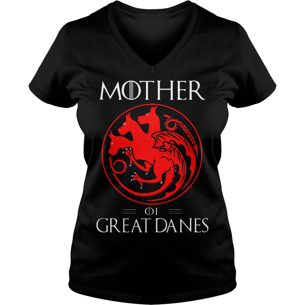 Mother Great Danes Ladies V Neck