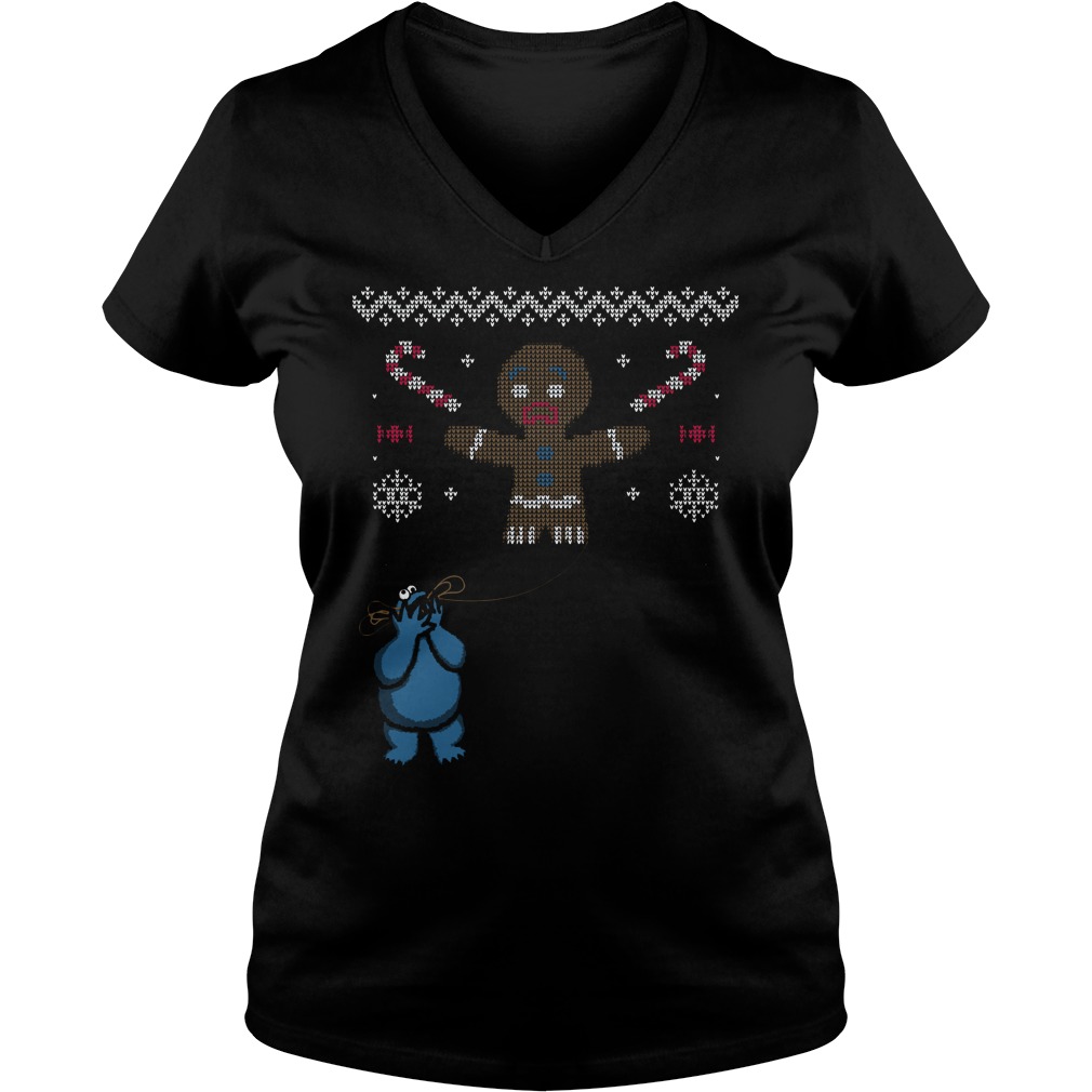 Muppets Ugly Cookie V Neck