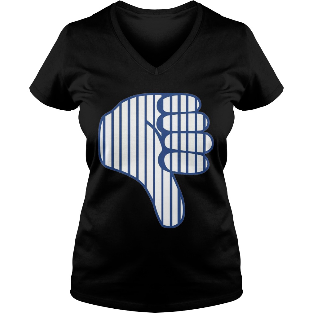 New York Yankees Thumbs Vneck