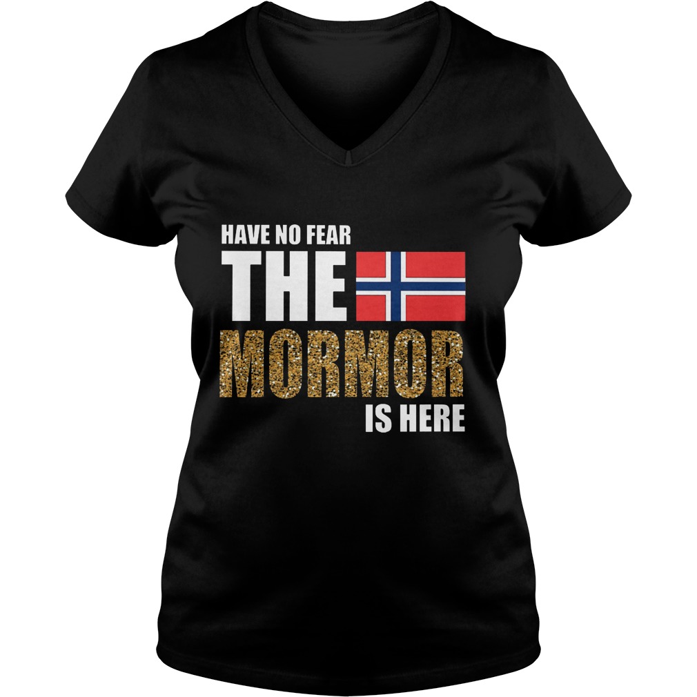 No Fear Mormor Shirt Hoodie Sweater Longsleeve Ladies V Neck