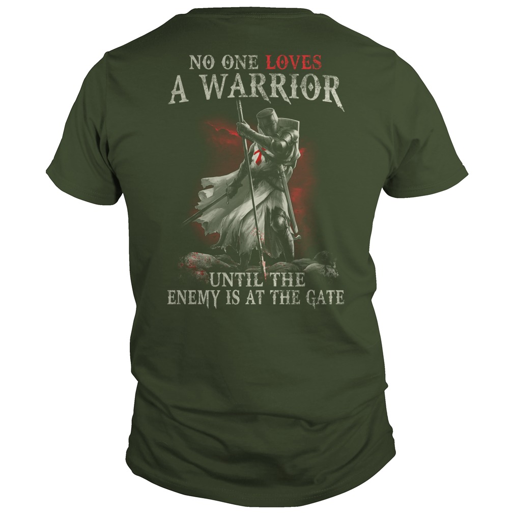 No One Loves Warrior Enemy Gate Vneck