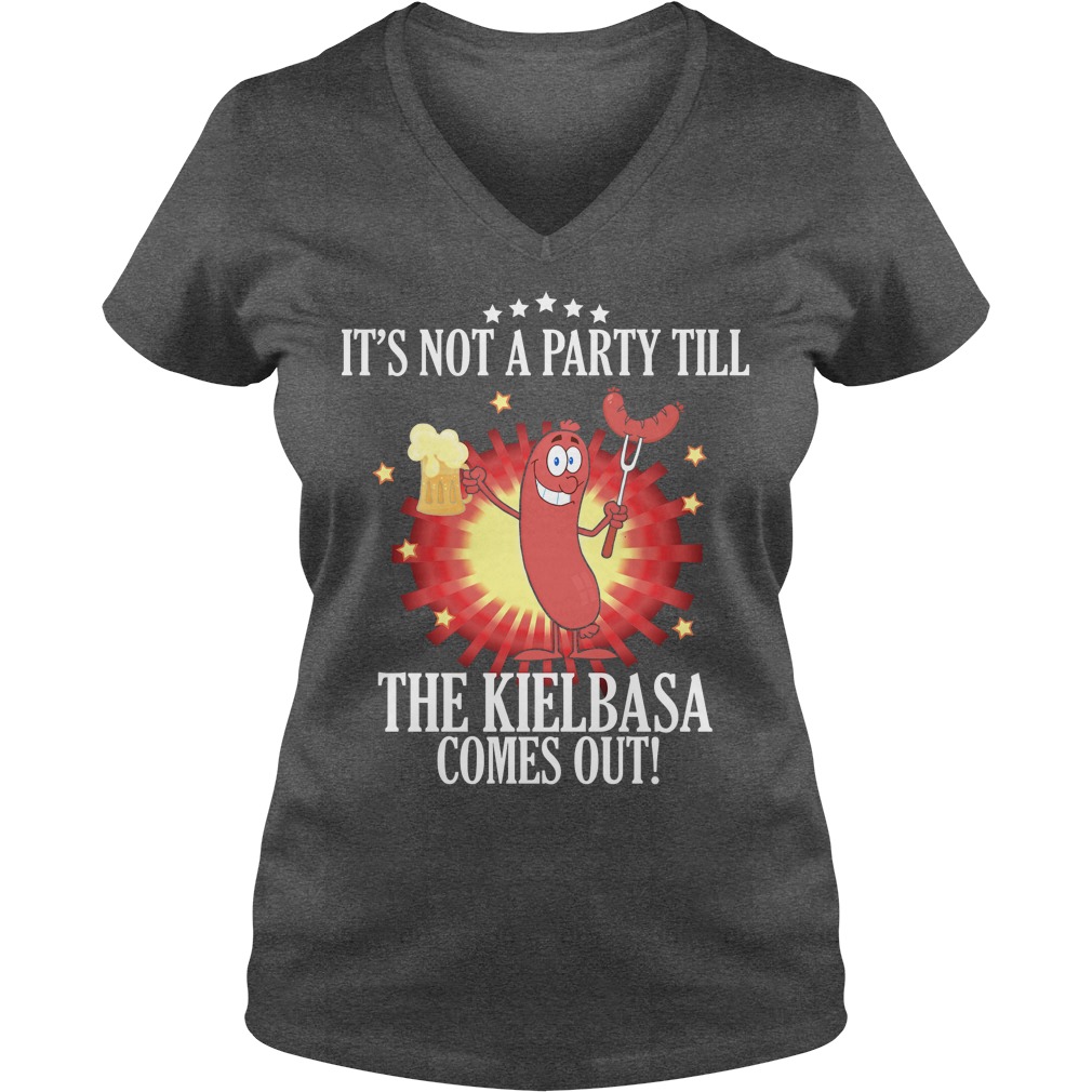 Not Party Till Kielbasa Comes V Neck