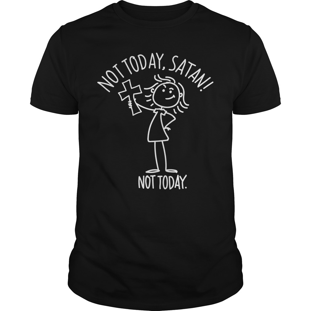Not Today Satan Guys Tee