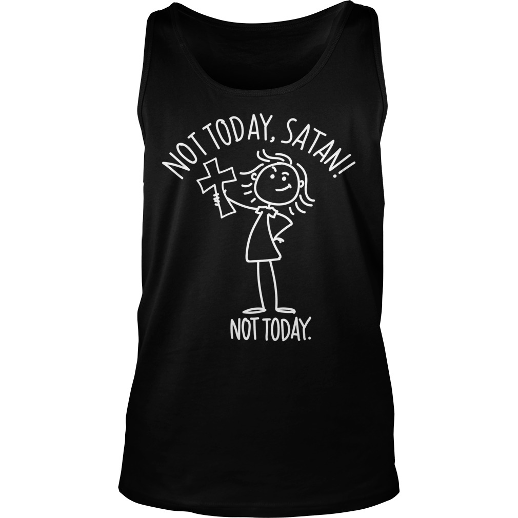 Not Today Satan Unisex Tank Top