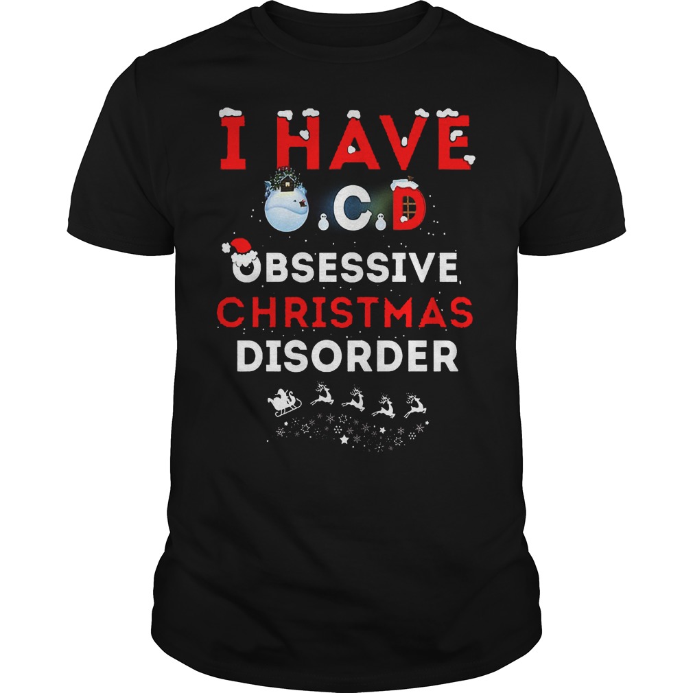 Obsessive Christmas Disorder Guys Tee